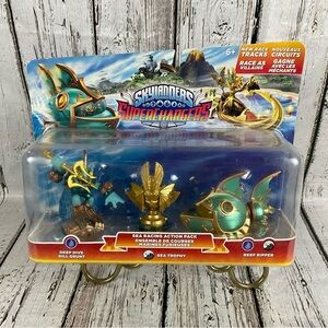 Skylanders Superchargers Sea Racing Action Pack Sea Trophy Reef Riper Gill Grunt